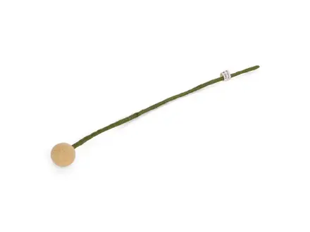 Gry&Sif Vilten Bloem Bol Licht Geel - ø2cm