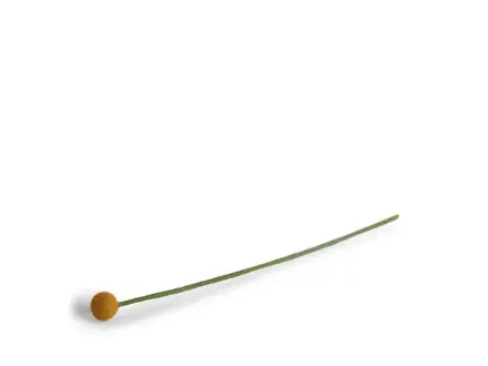 Gry&Sif Vilten Bloem Bol Geel - ø2cm