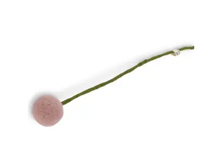 Gry&Sif Vilten Bloem Bol Dusty Rose - ø3cm