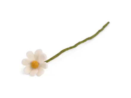Gry&Sif Vilten Bloem Anemone - white