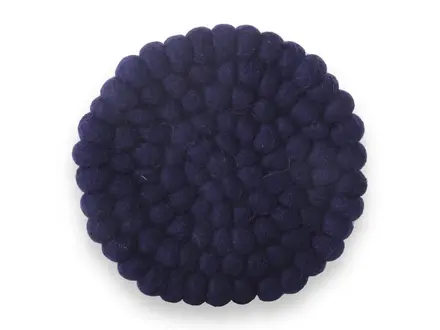 Gry&Sif Small coaster - dark blue ( set of 2 )