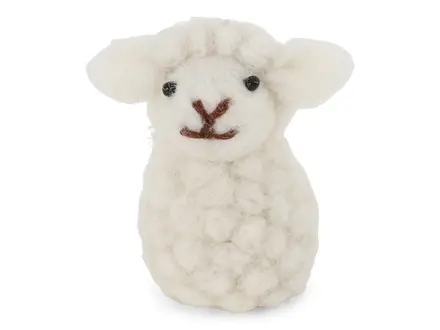 Gry&Sif Vilten hanger - Sitting Sheep - wit