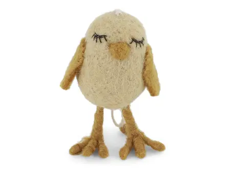 Gry&Sif Vilten hanger - Chicken dreamer - yellow