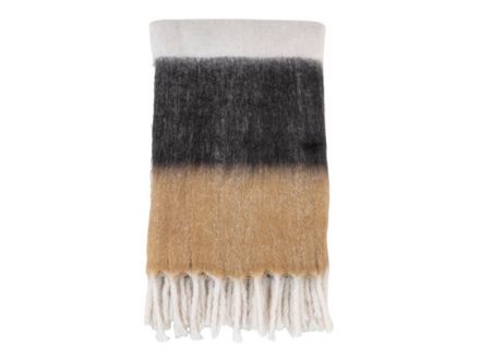 House nordic Sintra Plaid wit/bruin