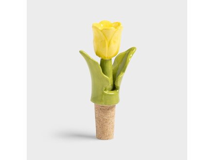 &klevering Flessenstopper Tulp Geel