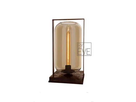 By Eve Eve Tafellamp tube marble 40 champagne