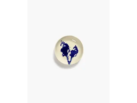 Serax Schotel S gebroken wit - blauwe artisjok Feast