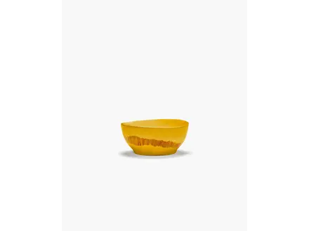 Serax Kom S geel - rode strepen Feast van Ottolenghi