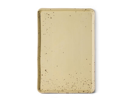 HK living 70s ceramics : Large tray, grit