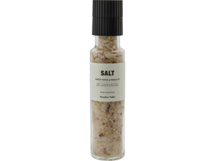Nicolas Vahé Kruidenmolen Salt, White wine & shallot, 310 g.