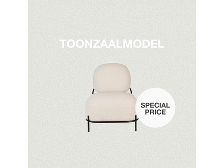 White Label Living Toonzaalmodel - Lounge chair Teddy
