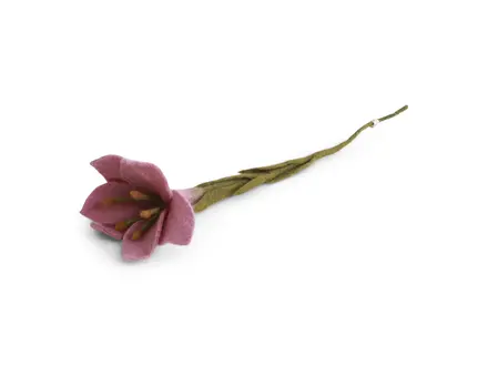 Gry&Sif Vilten trumpet lily bloem