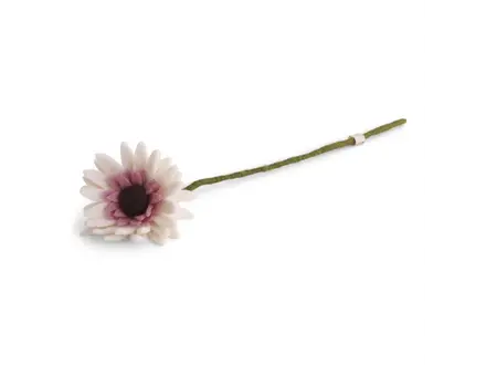 Gry&Sif Vilten gerbera flower - white