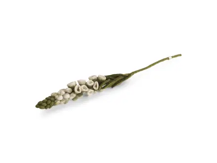 Gry&Sif Vilten foxglove bloem - white