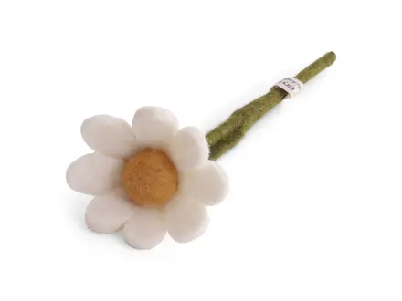 Gry&Sif Vilten mini bloem Anemone - white