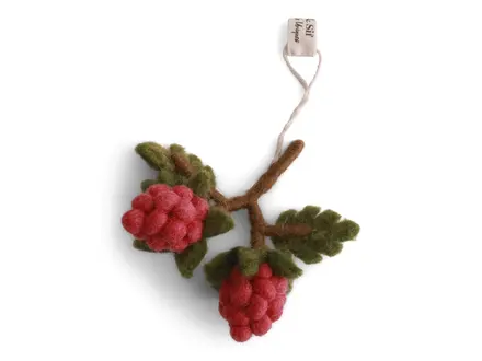Gry&Sif Vilten hanger Rasberry ornament