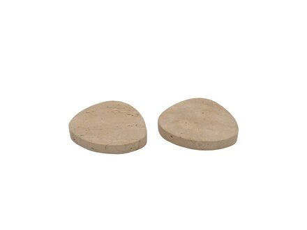 Leeff Onderzetters Travertine, set of 2