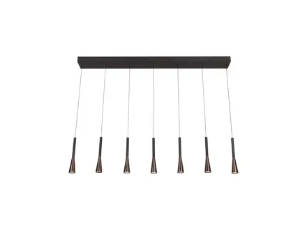 Lucide Joakim Hanglamp  x7 285lm  CCT 2700K/4000K Koffie