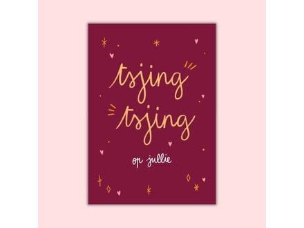 Dujojo Wenskaart - Op jullie