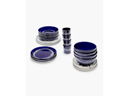 Serax Volledige set 24-delig blauw Feast