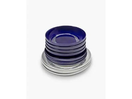 Serax Dinerset 12-delig blauw Feast