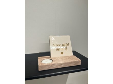 Yett Display voor kaarsje en tegeltje