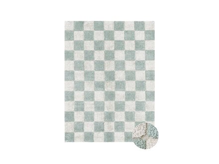 Lorena Canals Tapijt - Wasbaar - Tegels Blue Sage