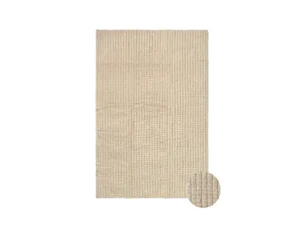 Lorena Canals Wool Rug Net - Natural/Seashell