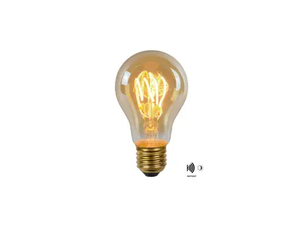 Lucide A60 TWIL. Fil. lamp Buiten-Amber-LED-1xE27-4W