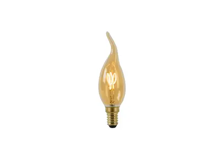 Lucide CT35 Fil. lamp-Amber-LED Dimb.-1xE14-3W-2200K