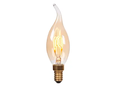 Lucide CT35 Fil. lamp-Amber-LED Dimb.-1xE14-3W-2200K
