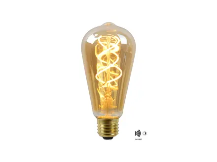 Lucide ST64 TWI. Fil. lamp Buiten-Amber-LED-1xE27-4W
