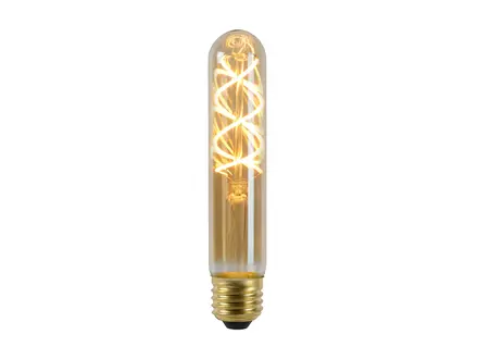 Lucide T32 Fil. lamp-Amber-LED Dimb.-1xE27-4,9W-2200K