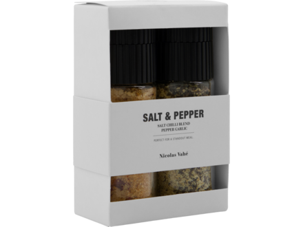 Nicolas Vahé Gift box, Salt chilli + pepper, garlic