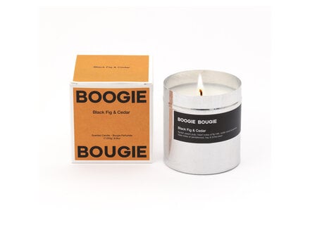 Boogie Bougie Scented candle - Black fig & Cedar 250g