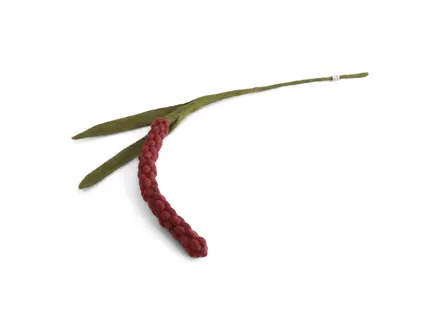 Gry&Sif Vilten Bloem - Amaranth - Dusty red