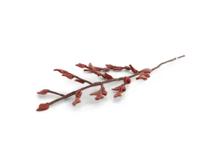 Gry&Sif Vilten Branch W/Rusty red leaves