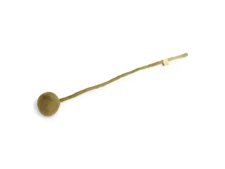 Gry&Sif Vilten Bloem Bol Green - ø3cm
