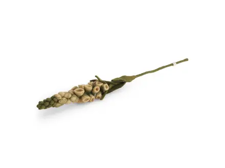 Gry&Sif Vilten foxglove bloem - light yellow