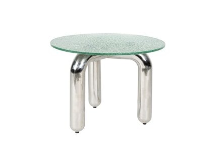 Dutchbone Marly bijzettafel Glas/chroom