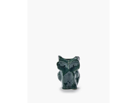 Serax Owl vase XS dark green After Midnight