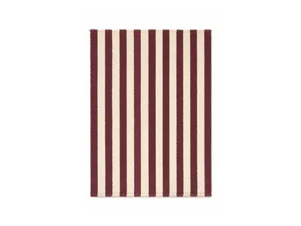 Lorena Canals Vloerkleed cotton natural Stripes Natural - Marsala