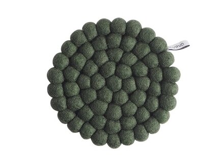 Aveva Onderzetter, round, moss green ø17cm