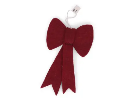 Gry&Sif Vilten Bow Red - Small