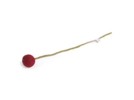 Gry&Sif Vilten Flower Dark Red - ø3cm