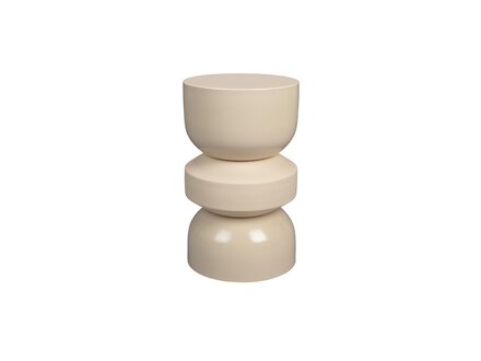 Dutchbone Bijzettafel/krukje Apollo Beige