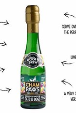 Woof & Brew Champaws Honden champagne
