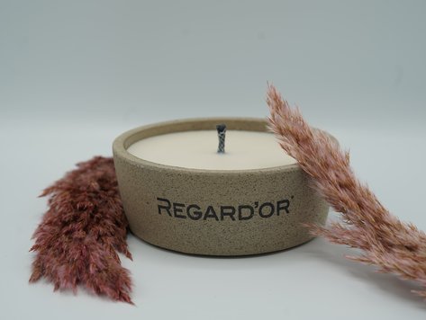 REGARD’OR® Outdoor - Bougie en céramique - Medium
