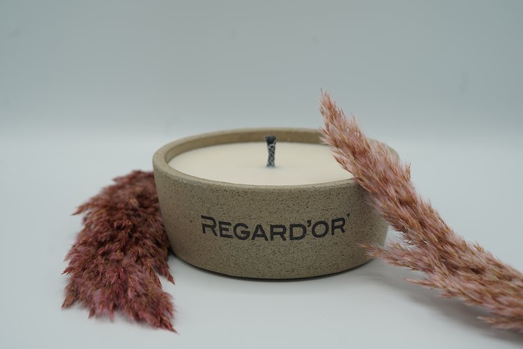 REGARD’OR® Handgemaakt Keramische kaars - Medium - Outdoor