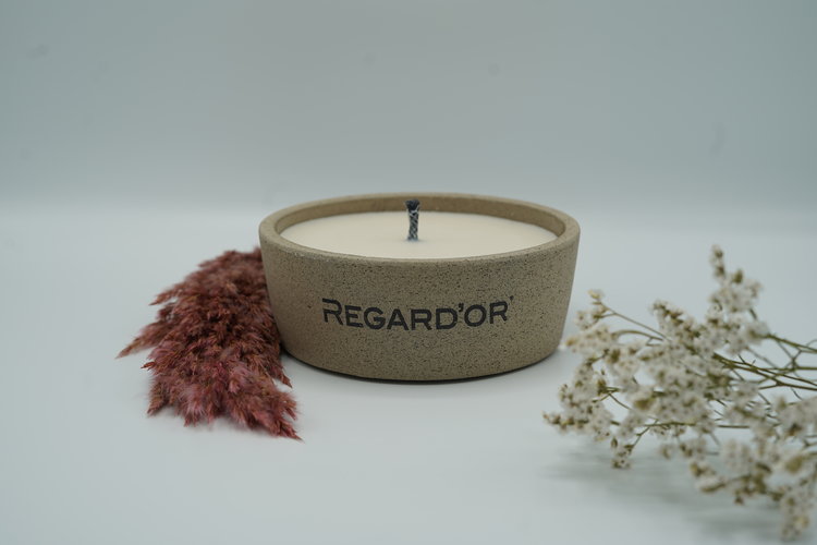 REGARD’OR® Handmade ceramic candle - Medium - Outdoor